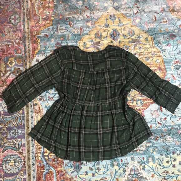 Torrid | Plaid Button Up Top Size 1 - Picture 6 of 7